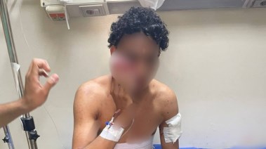 الشاب المصاب