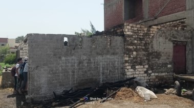 حريق في حظيرة مواشٍ بالبحيرة