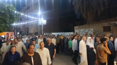 جانب من تشييع الجنازة 