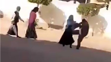 جانب من واقعة تعدي مدير مدرسة على طالبتين بالبحيرة