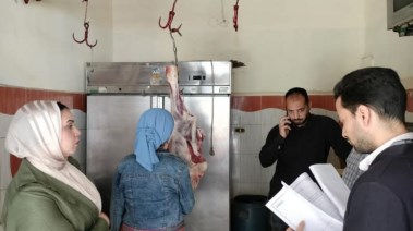 خلال ضبط لحوم مجهولة المصدر بكفرالشيخ 