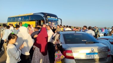جانب من تفويج حجاج الجمعيات بكفر الشيخ 