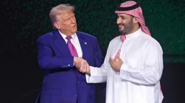 دونالد ترامب مع ولي العهد السعودي