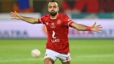  لاعب النادي الأهلي محمد مجدي أفشة