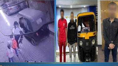 المتهمون في واقعة خطف طفل الوراق