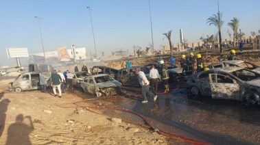 انفجار خط الغاز بأكتوبر
