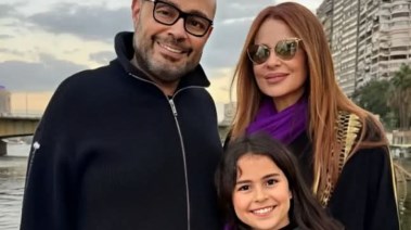وليد مصطفى وكارول سماحة وابنتهما