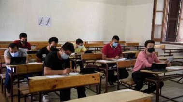 طلاب أثناء الامتحان - أرشيفية