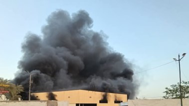 حريق في محطة بطاطس بالبحيرة 