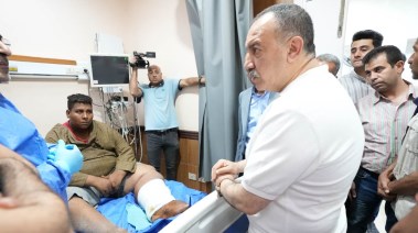 محافظ أسيوط في مستشفى المبرة