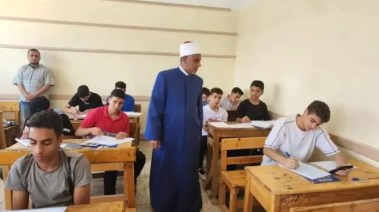 طلاب الصف الثالث الاعدادي الازهري