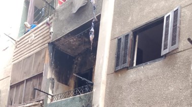 جانب من الحريق 