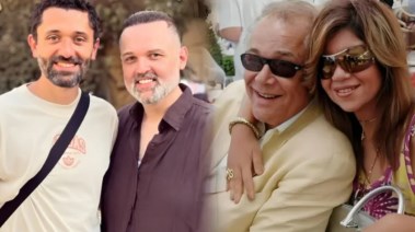 الإعلامية بوسي شلبي والفنان الراحل محمود عبدالعزيز