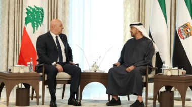 رئيس الإمارات ونظيره اللبناني- أرشيفية
