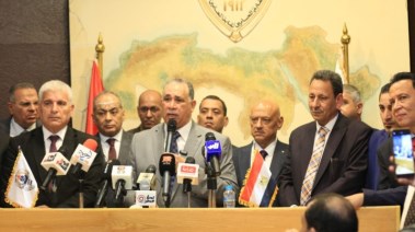 المؤتمر الصحفي لنقابة المحاميين