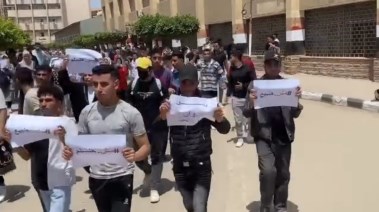 احتجاجات داخل جامعة الزقازيق بعد وفاة طالبة كلية العلوم