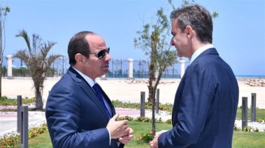 الرئيس السيسي ورئيس وزراء اليونان