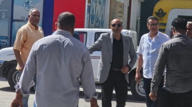 وكيل وزارة التموين أثناء الحملة التموينية