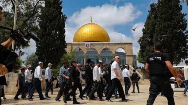 مستوطنون داخل باحات المسجد الأقصى