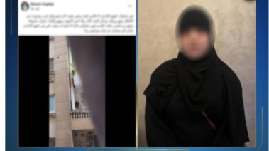 السيدة التي صوت الفيديو والمنشور