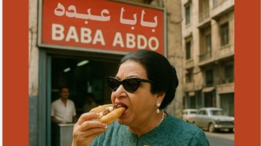 أم كلثوم في مطعم بابا عبده