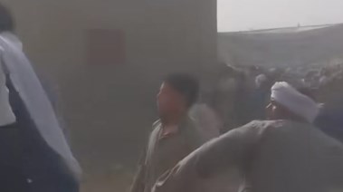 جانب من اشتباك تجار المواشي في سوق الاثنين في  طامية