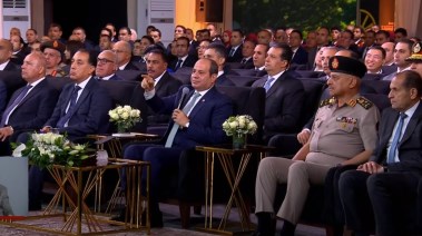 الرئيس عبدالفتاح السيسي خلال فعاليات موسم حصاد القمح 2025