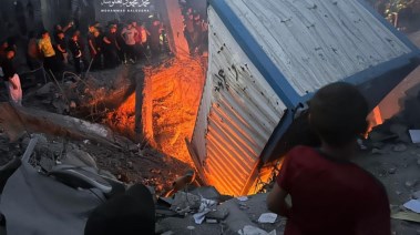 قصف عيادة الأونروا