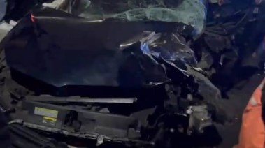 حادث تصادم مروع علي محور حسب الله الكفراوي بمحافظة القاهرة 