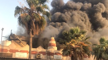 حريق مصنع أكتوبر