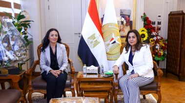 وزيرة التنمية المحلية، الدكتورة منال عوض ووزيرة التضامن الاجتماعي، الدكتورة مايا مرسى