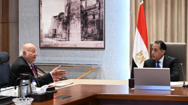  رئيس الوزراء، مصطفى مدبولي، والمستثمر السياحي، منير غبور