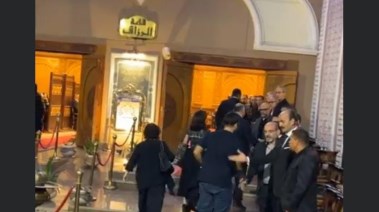 عزاء زوج كارول سماحة من مسجد  الشرطة بالشيخ زايد 
