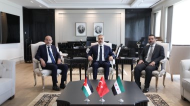 وزراء خارجية تركيا وسوريا والأردن،في العاصمة التركية أنقرة