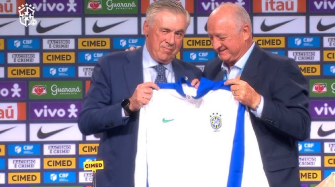 تقديم أنشيلوتي مدربًا لمنتخب البرازيل تقديم أنشيلوتي مدربًا لمنتخب البرازيل
