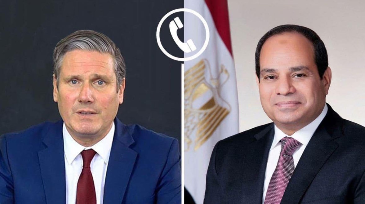 الرئيس عبدالفتاح السيسي ورئيس وزراء بريطانيا الرئيس عبدالفتاح السيسي ورئيس وزراء بريطانيا