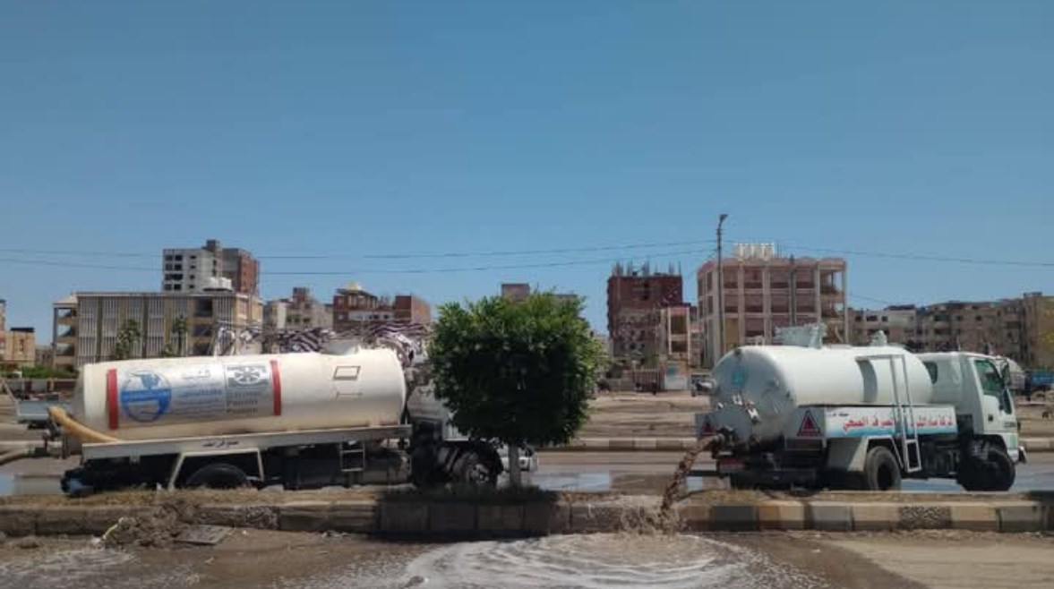 خلال سحب مياه الأمطار خلال سحب مياه الأمطار