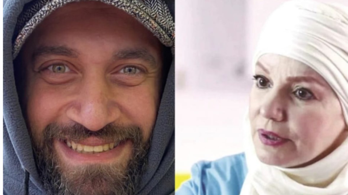 الفنانة مشيرة خطاب والدكتور أحمد النبراوي 