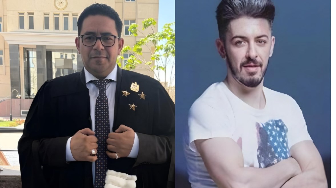 الفنان هيثم محمد ومحاميه أسامة الكيلاني الفنان هيثم محمد ومحاميه أسامة الكيلاني