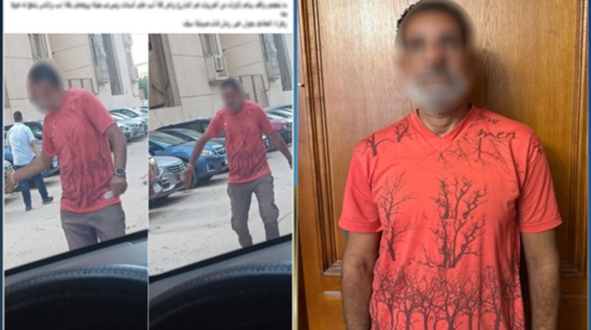 المتهم وجانب من الواقعة المتهم وجانب من الواقعة