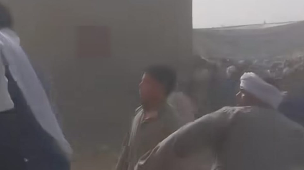 جانب من اشتباك تجار المواشي في سوق الاثنين في  طامية