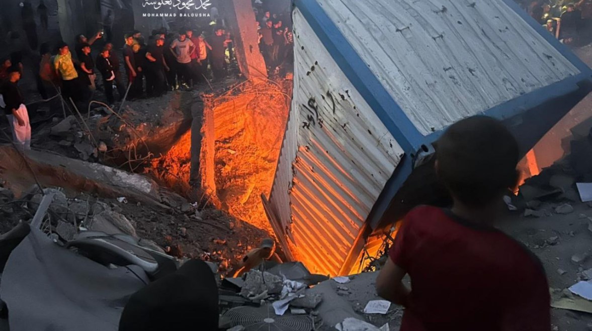 قصف عيادة الأونروا قصف عيادة الأونروا