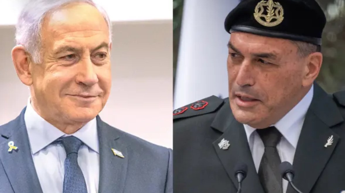 نتنياهو، ورئيس أركان الجيش، إيال زامير نتنياهو، ورئيس أركان الجيش، إيال زامير