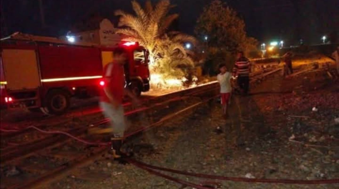 حريق ادفو حريق ادفو