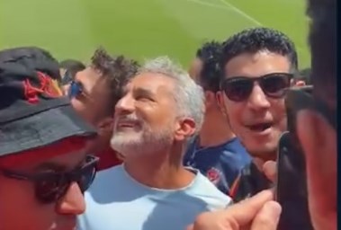 باسم يوسف مع جماهير الأهلي