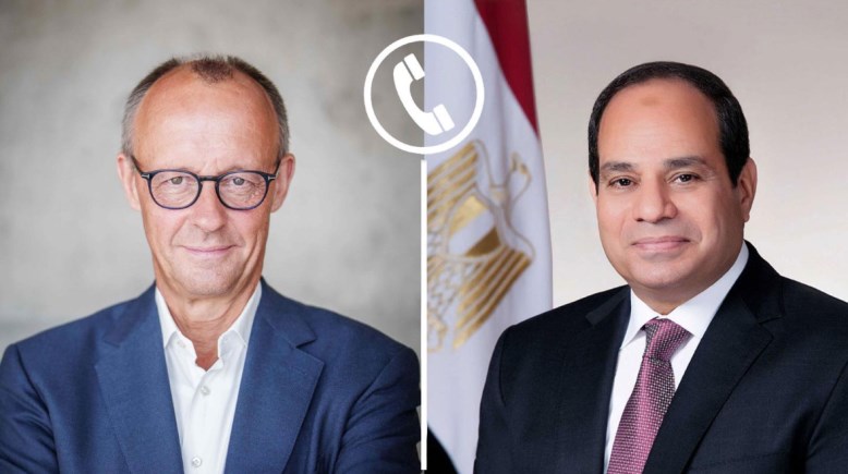 الرئيس السيسي والمستشار الألماني