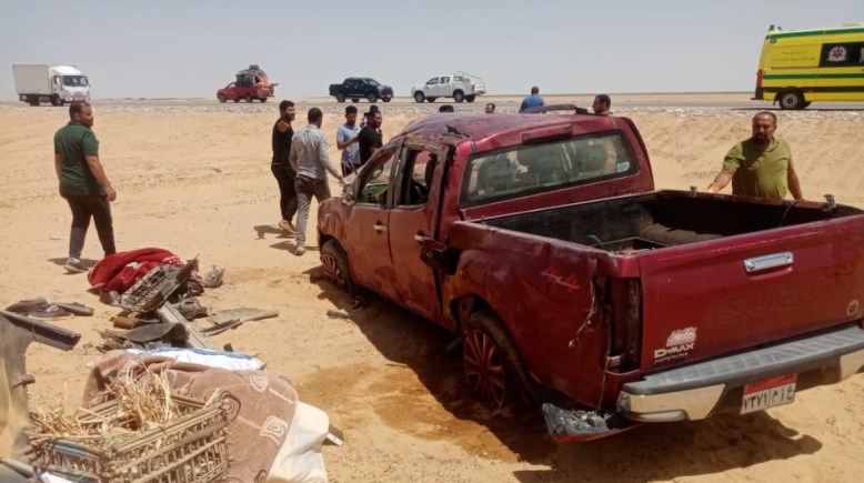  انقلاب سيارة ربع نقل