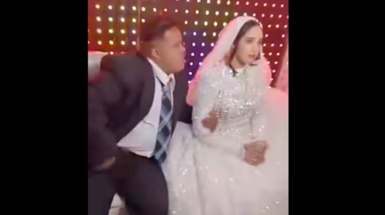العريس المريض بمتلازمة داون 