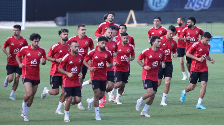 تدريبات فريق الأهلي من أمريكا