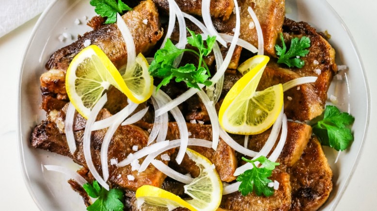 سلطة لسان العجل الباردة